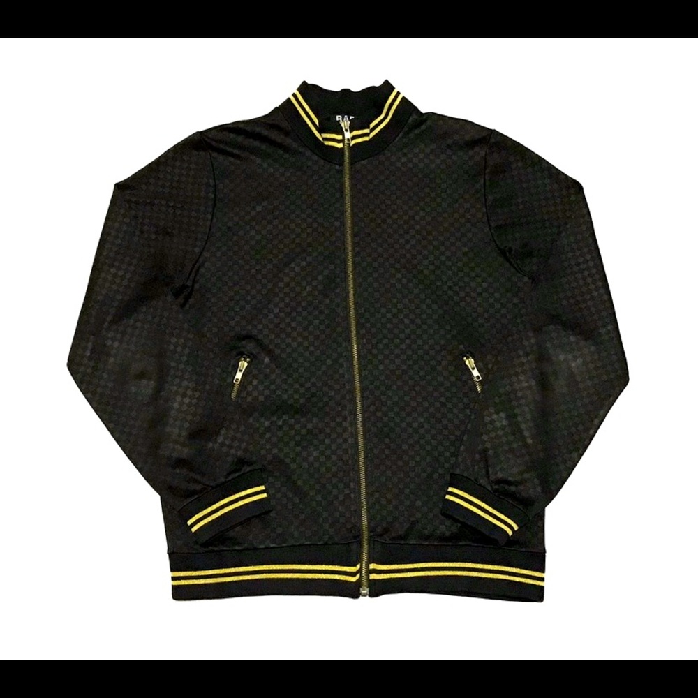 Raf Simons Gold and Black Jacket